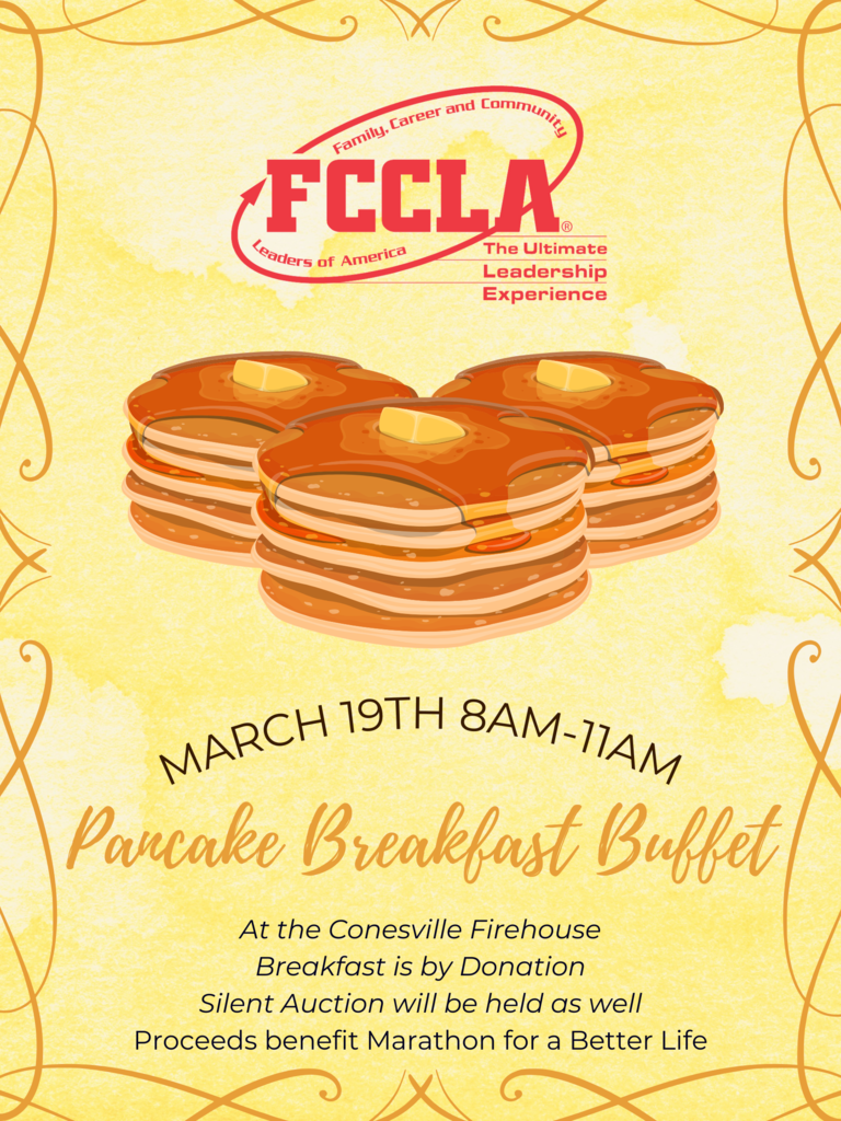 FCCLA Pancake Breakfast to benefit the Marathon for a Better Life